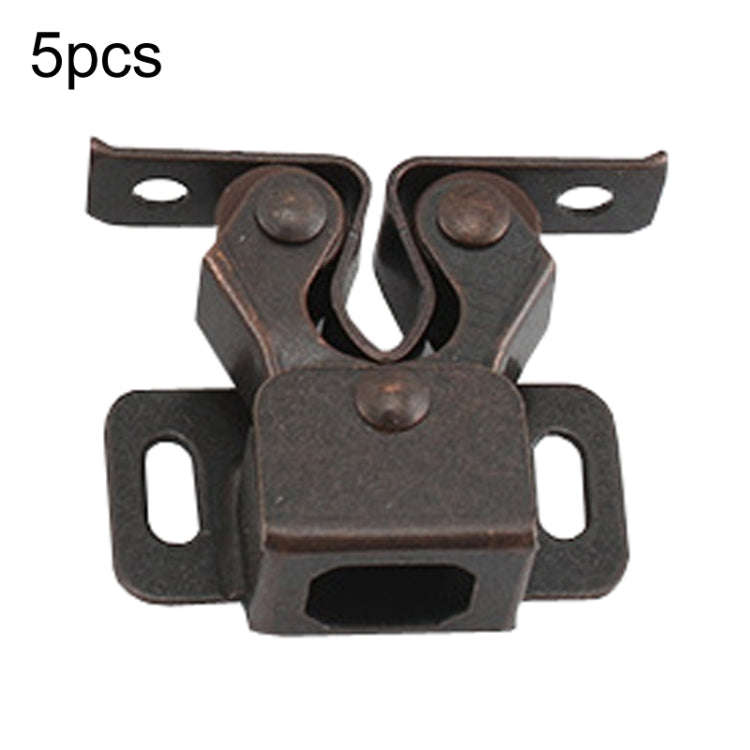 5pcs Antique Old- Style Short Foot Door Clip Buckle Household Closet Cabinet Door Catches, Style:...