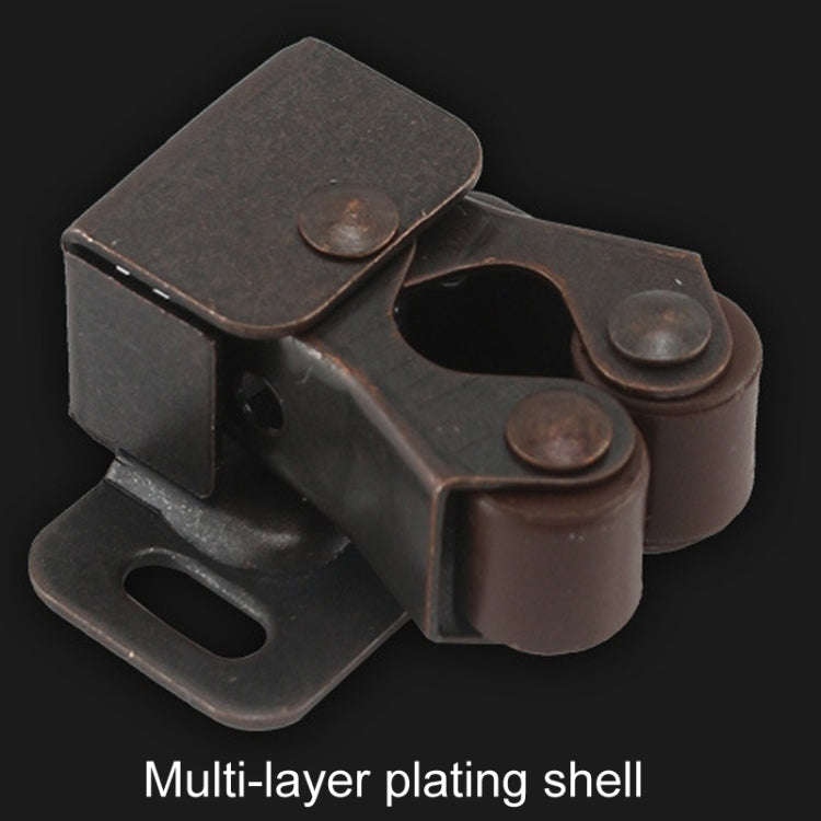 5pcs Antique Old- Style Short Foot Door Clip Buckle Household Closet Cabinet Door Catches, Style:...