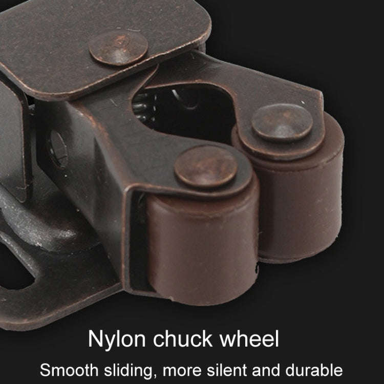 5pcs Antique Old- Style Short Foot Door Clip Buckle Household Closet Cabinet Door Catches, Style:...