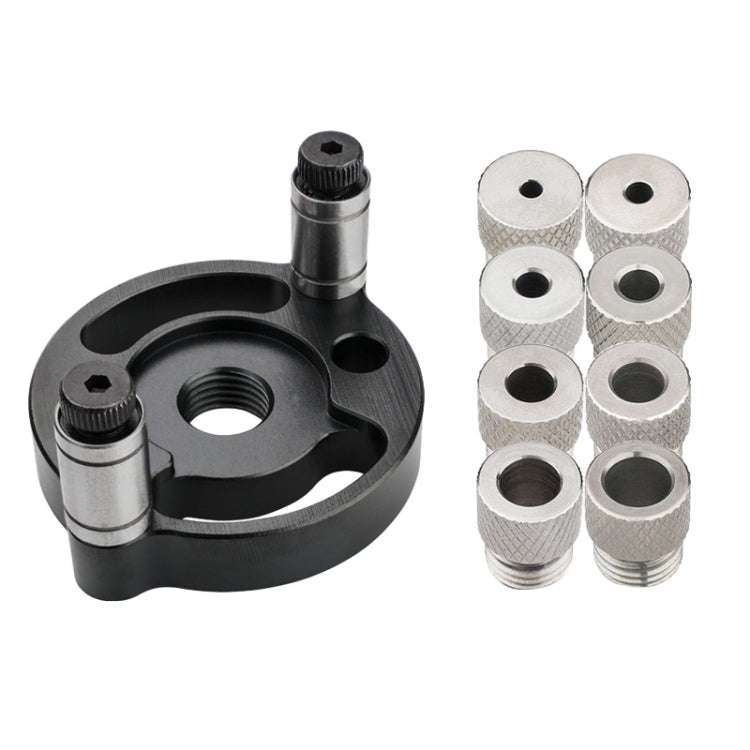 Woodworking Drill Locator Self Centering Dowelling Jig Hole Puncher Locator, Model: With 3-10mm D...