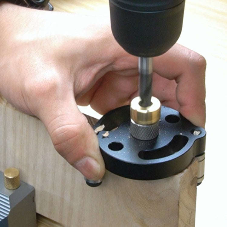 Woodworking Drill Locator Self Centering Dowelling Jig Hole Puncher Locator, Model: With 3-10mm D...