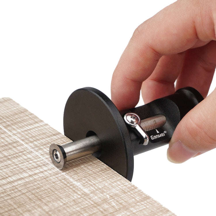 Ganwei European Scriber Simple Marking Gauge Ruler Parallel Line Drawing Woodworking Tool(Fixed B...