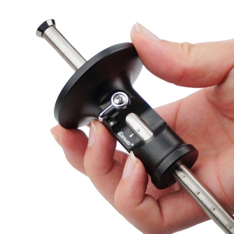 Ganwei European Scriber Simple Marking Gauge Ruler Parallel Line Drawing Woodworking Tool(Fixed B...