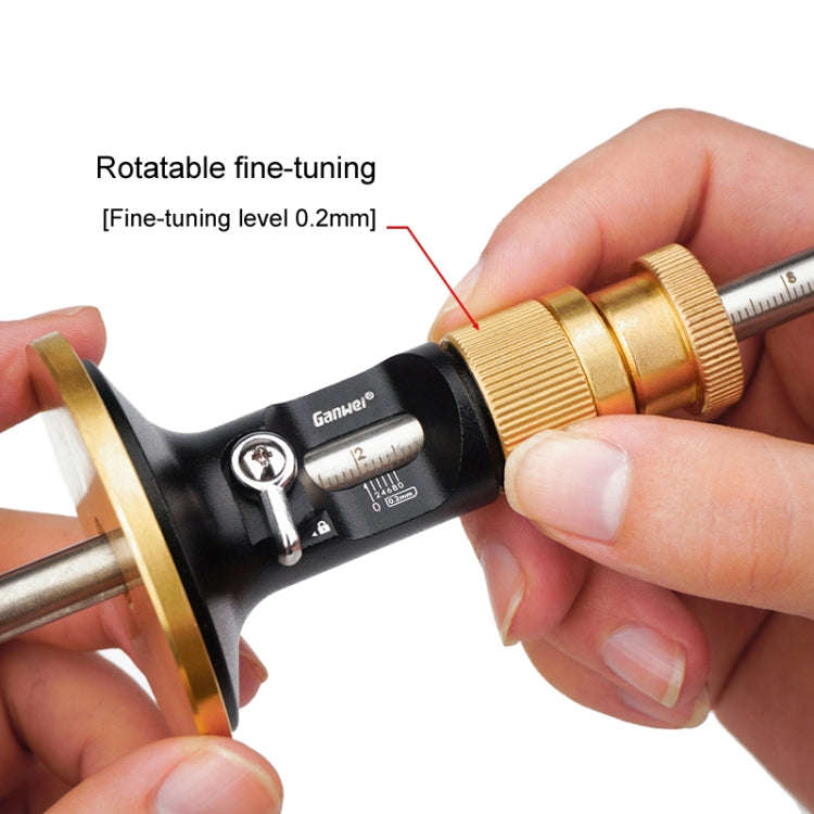 Ganwei 0.2mm Precision European Scriber Marking Gauge Parallel Line Drawing Woodworking Tool(Fixe...