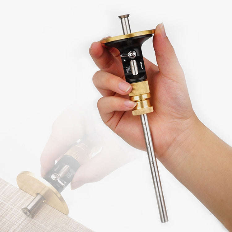 Ganwei 0.2mm Precision European Scriber Marking Gauge Parallel Line Drawing Woodworking Tool(Fixe...