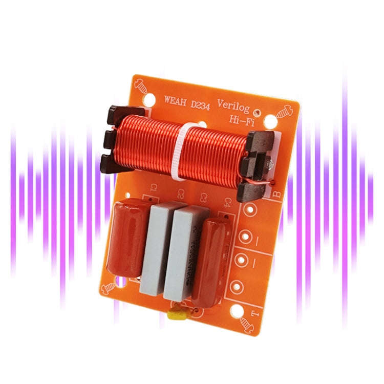 D234 High And Low 2-Way Audio Crossover Hi-Fi Speaker Conversion Divider