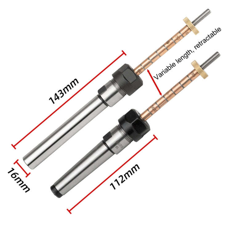 Woodturning Pen Mandrel Collet Penmaking Turning Lathe DIY Clamping Mandrel Fitting Tool(Taper Sh...