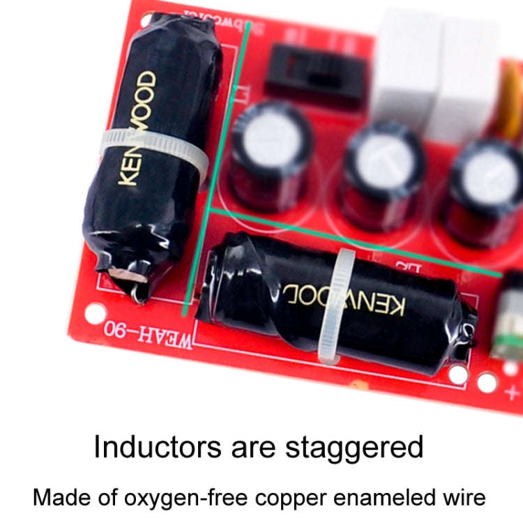 WEAH-90A DIY Audio Bass Crossover Solderless High Power Divider