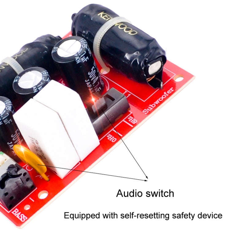 WEAH-90A DIY Audio Bass Crossover Solderless High Power Divider