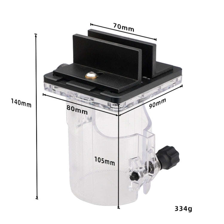 2 In 1 Woodworking Trimming Slotting Bracket Invisible Fasteners Wardrobe Opening Punching Locato...