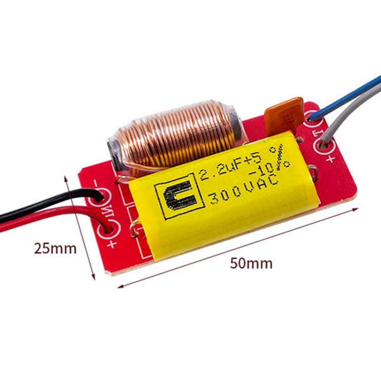 WEAH-T-5 Car Modification Tweeter Crossover Hi-Fi Audio Divider, Style: A Model 2.2UF