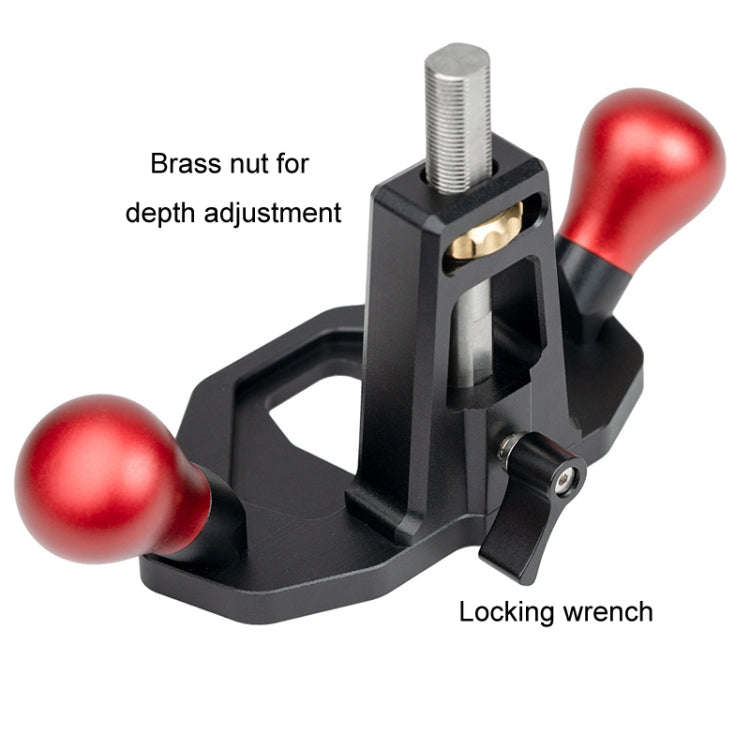 Router Planer Right Angle Tenon Shoulder Trimming Slotting Planer DIY Woodcraft Tool, Model: Wood...
