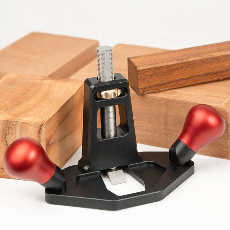Router Planer Right Angle Tenon Shoulder Trimming Slotting Planer DIY Woodcraft Tool, Model: Alum...