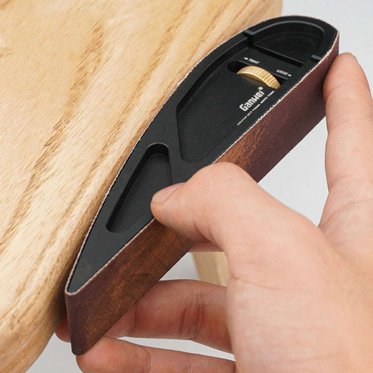 Ganwei Sandpaper Holder Adjustable Manual Curve Grinding Polishing Belt Sander Sandboard Woodwork...
