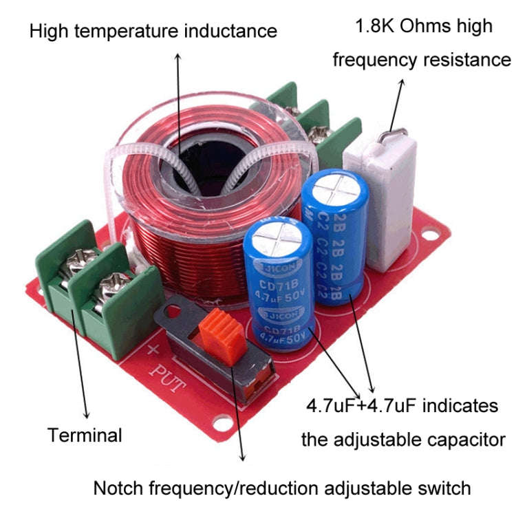 HB-01 Adjustable LCR Trap Full Range Speaker Audio Filter