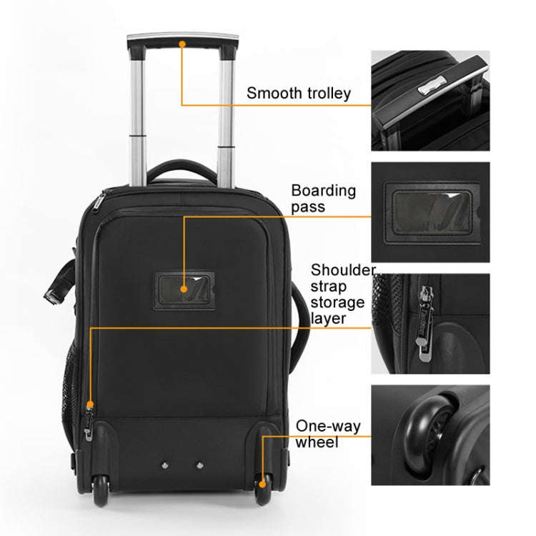Cwatcun D136 Generation 1 Large Camera Trolley Shoulder Bag Large Capacity Outdoor Photography St...