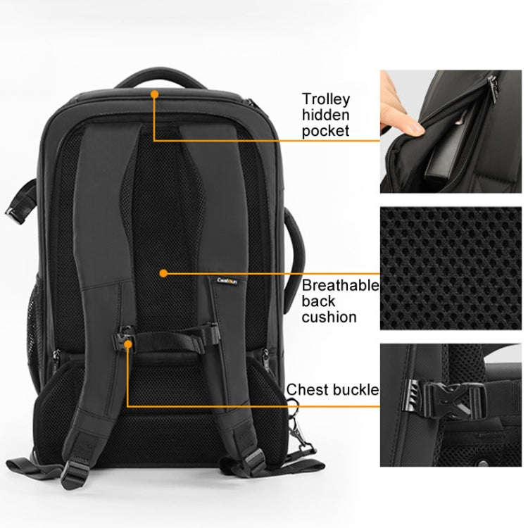 Cwatcun D136 Generation 1 Large Camera Trolley Shoulder Bag Large Capacity Outdoor Photography St...