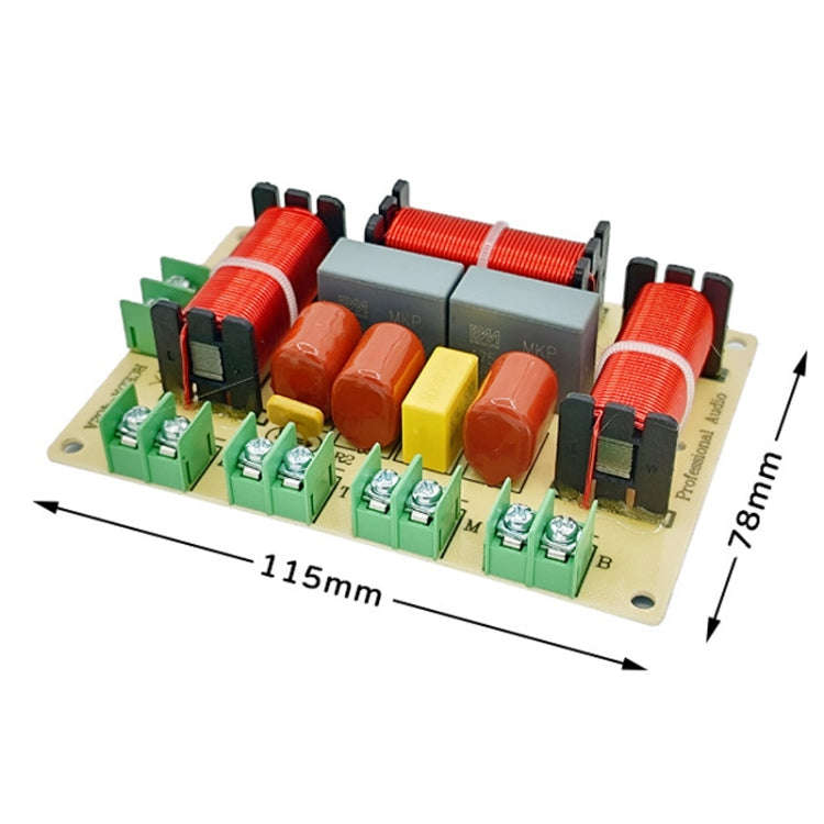 RCEDA-402A One High One Medium Two Low 4-Way Speaker Crossover Audio Modification Divider