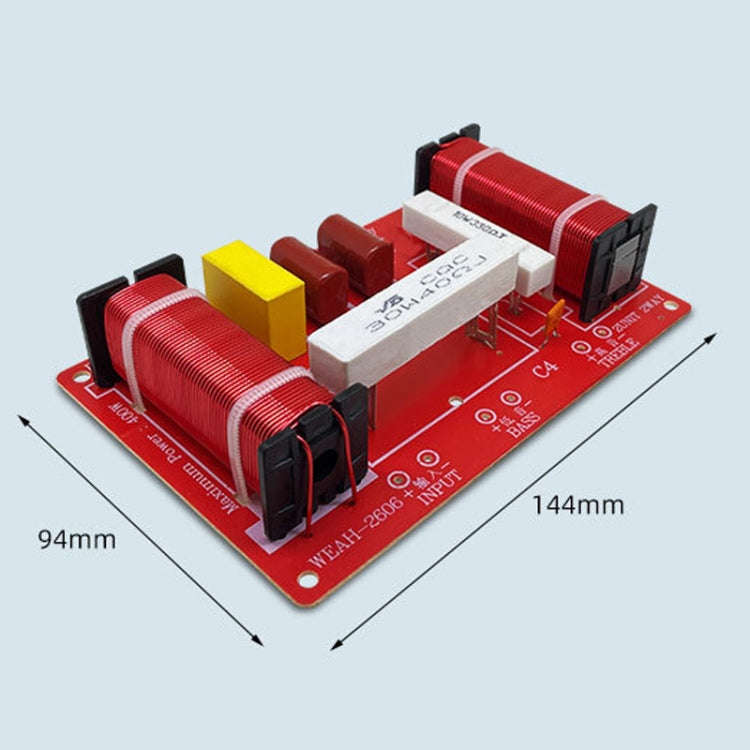 WEAH-2606 High And Low 2-Way Audio Crossover Hi-Fi Speaker Conversion Divider