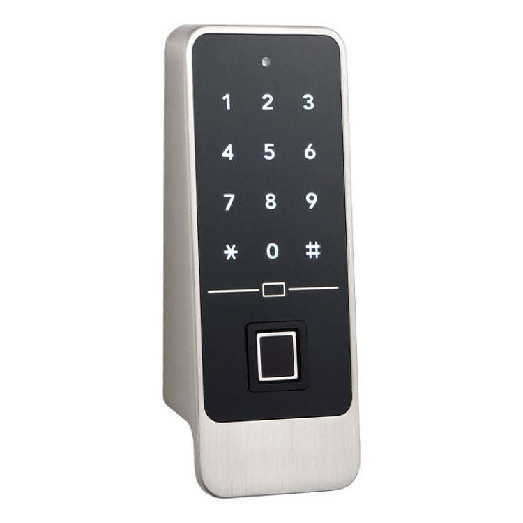 F8  Electronic Cabinet Lock Keyless Password Intelligent Card Unlock, Spec: Fingerprint Version