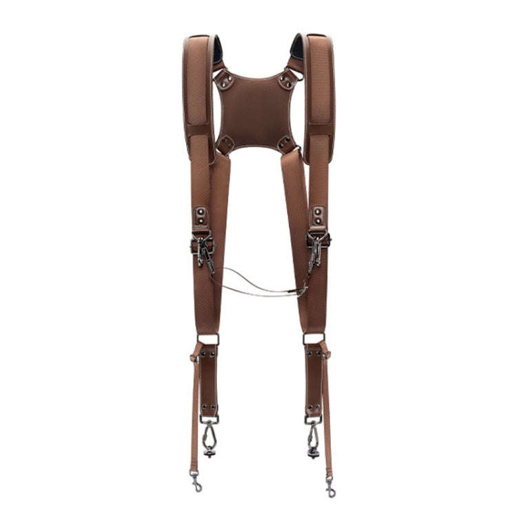 Cwatcun H90 Dual Camera Leather Strap Adjustable Multi-functional Convenient Camera Shoulder Stra...