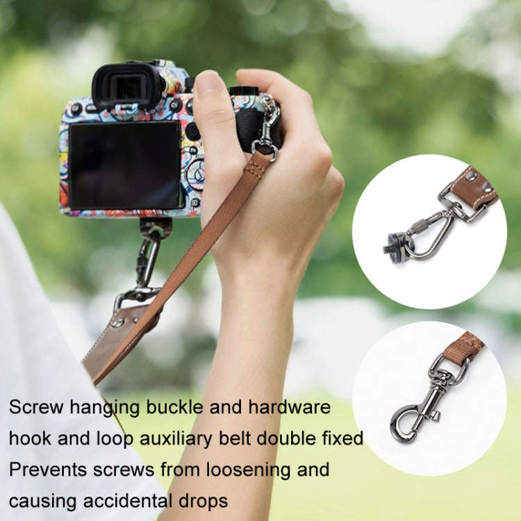Cwatcun H90 Dual Camera Leather Strap Adjustable Multi-functional Convenient Camera Shoulder Stra...