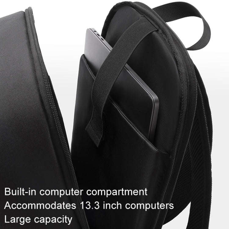 GELUZAK G19 1.0 Medium EVA Hard Shell Camera Bag SLR Camera Storage Backpack(Black)
