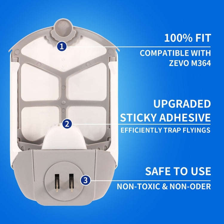 For ZEVO M364/M364 MAX Insect Trap Mosquito Killer Refill 10pcs /Box