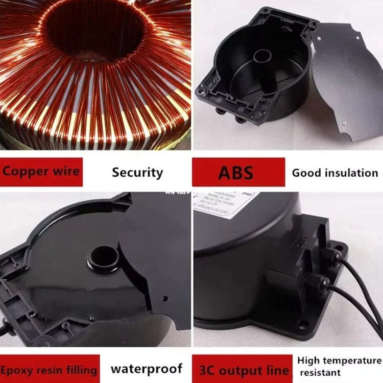 Lighting Transformer 220V To AC 12V/24V Waterproof LED Underwater Light Power Adapter, Power: 10W...