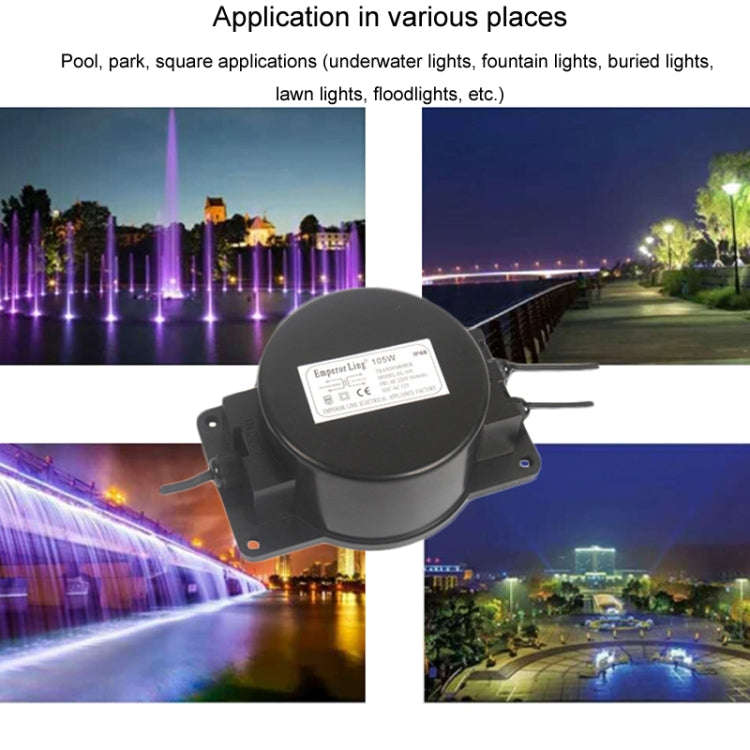 Lighting Transformer 220V To AC 12V/24V Waterproof LED Underwater Light Power Adapter, Power: 400...
