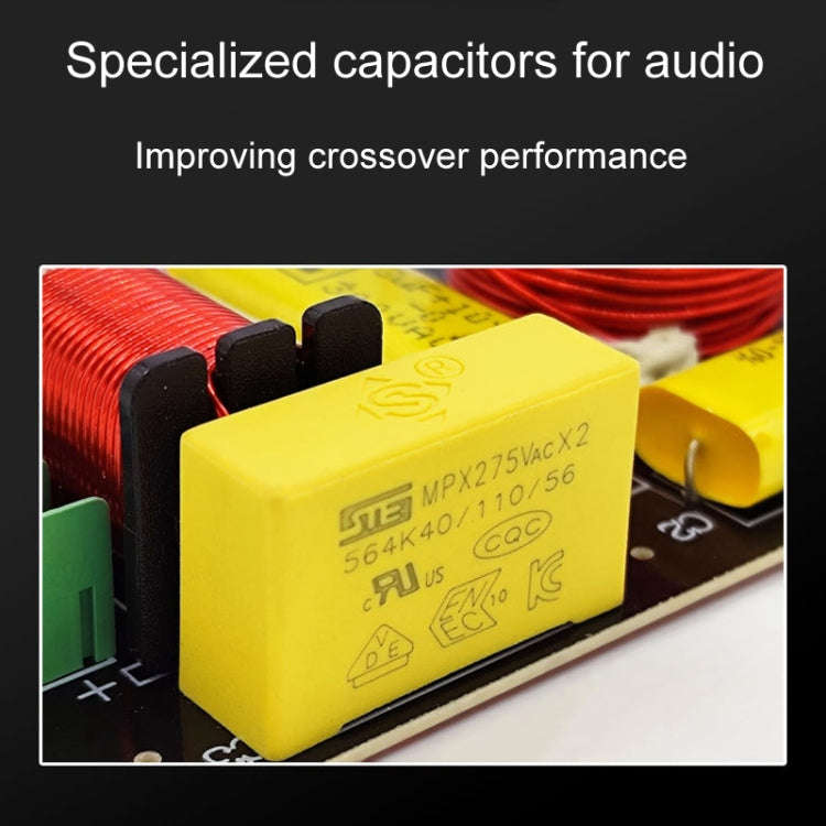 Magenta-2 High And Low 2-Way Audio Crossover Bookshelf Speaker Conversion Divider(B Model 3uF Cap...