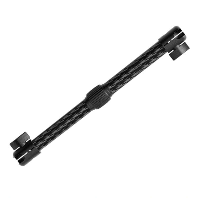 Telescopic Car Phone Mount Extension Arm Double Jointed Swivel Carbon Fiber Bracket Connecting Ro...