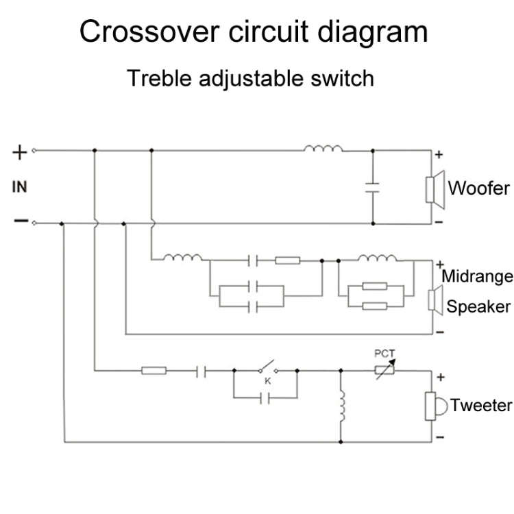 3505B High Medium And Low 3-Way Audio Crossover Stage Speaker Divider