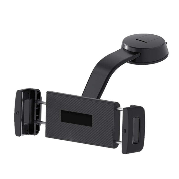 For iPad Car Tablet Holder Suction Cup Mount Car Dashboard Cellphone Stand(Black)