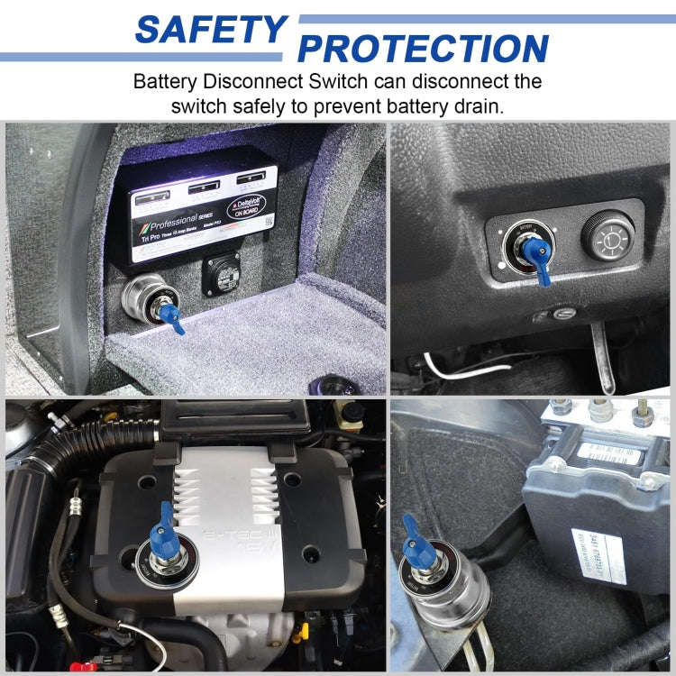 RV Yacht Anti-leakage Battery Power Main Switch With Accessories