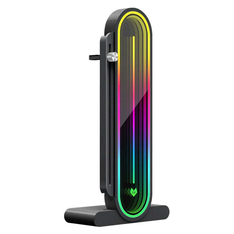 COOLMOON GH3 Computer ARGB Vertical Adjustable Lens Graphics Card Holder, Style: No Temperature D...