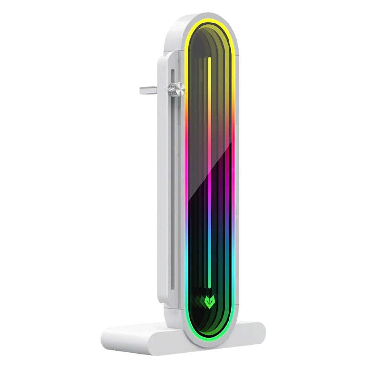 COOLMOON GH3 Computer ARGB Vertical Adjustable Lens Graphics Card Holder, Style: No Temperature D...