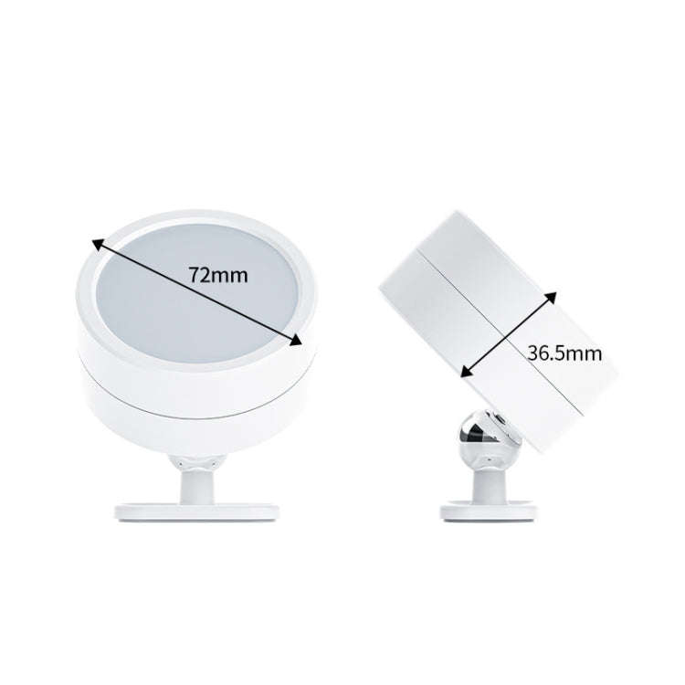 LED 360 Degree Rotating Lamp Magnetic Cabinet Spotlight Atmosphere Night Light, Spec:  Black