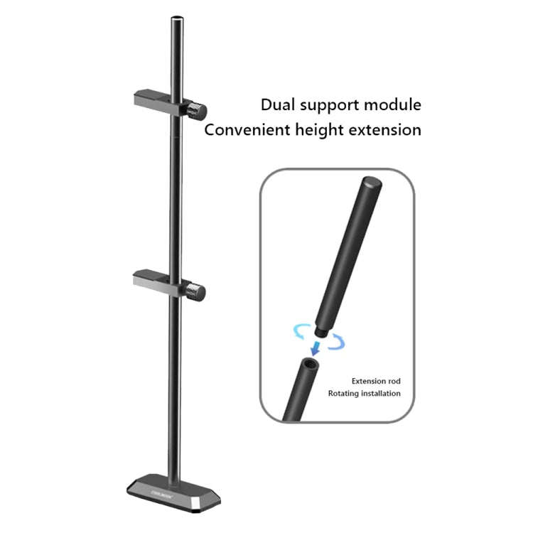 COOLMOON GH260 Desktop Computer Vertical Mounted Graphics Card Protection Shelf Metal Rod Magneti...