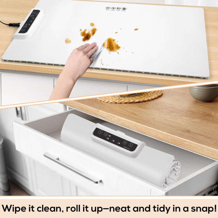 240W Electric Warming Tray Food Warmer with Adjustable Temperature, Timed Close AU Plug