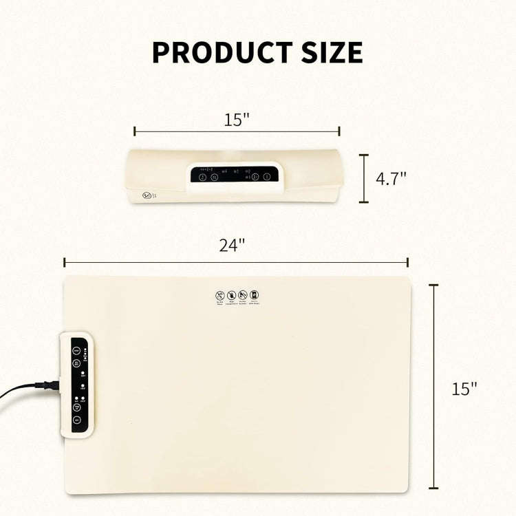 240W Electric Warming Tray Food Warmer with Adjustable Temperature, Timed Close AU Plug