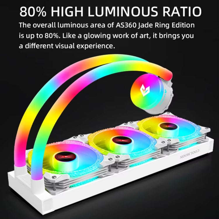 COOLMOON AS360 Magic Diamond Edition Computer Cooler ARGB Water Cooling Light Integrated CPU Radi...