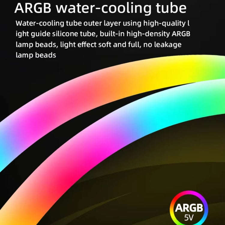 COOLMOON AS360 Magic Diamond Edition Computer Cooler ARGB Water Cooling Light Integrated CPU Radi...