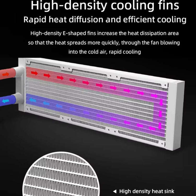 COOLMOON AS360 Magic Diamond Edition Computer Cooler ARGB Water Cooling Light Integrated CPU Radi...
