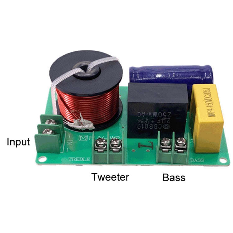 PUV-W2 High And Low 2-Way Audio Crossover Hi-Fi Speaker Conversion Divider