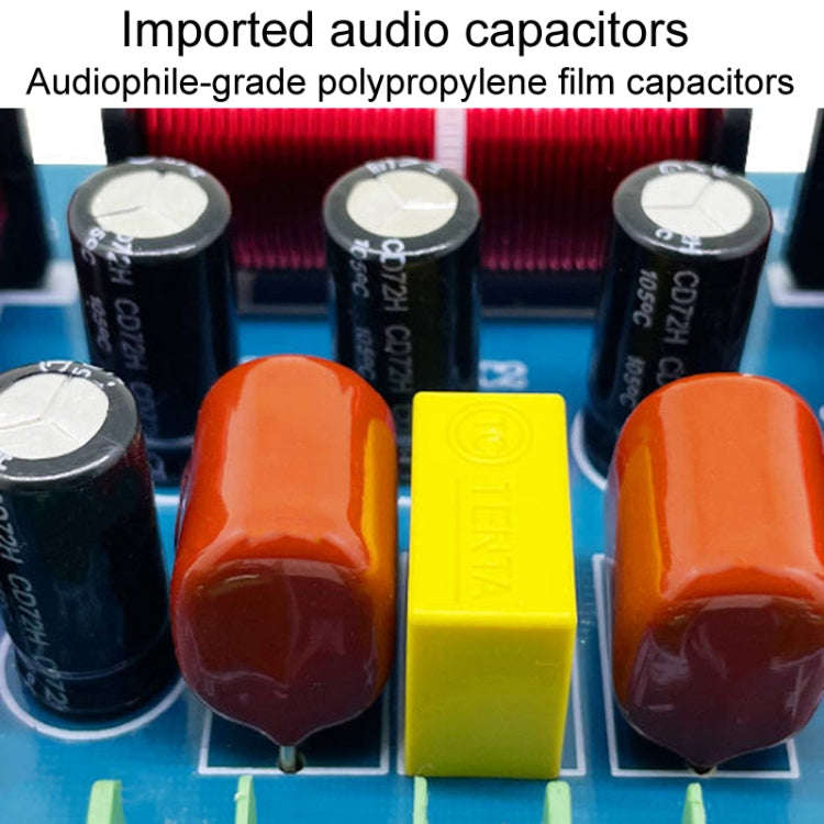 RCEDA-410 Two High One Medium One Low 4-Way Speaker Crossover Audio Modification Divider