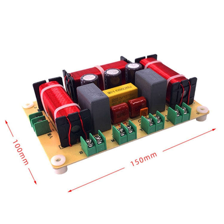 RCEDA-406 One High One Medium Two Low 4-Way Speaker Crossover Audio Modification Divider