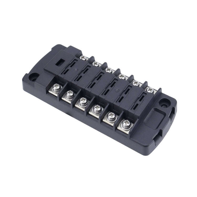 6-Way Plug-In Insulated Cover Fuse Box For Cars Yachts, Set: Upgraded Version B