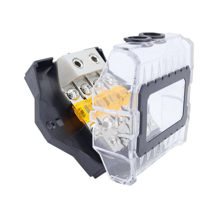 80A Car Audio Amplifier Modified Solid Brass Fuse Holder With Transparent Cover, Specifications: ...