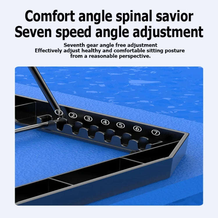 ICE COOREL K22 4-fans Adjustable Laptop Radiator Base with Atmosphere Light with LCD Display